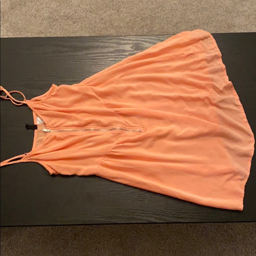 Zip front skater dress